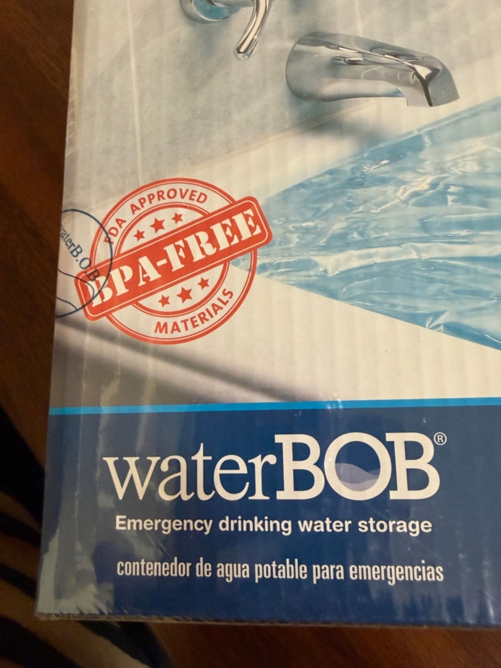 waterBOB Emergency Drinking Water Storage - Blue - Picture 7 of 7